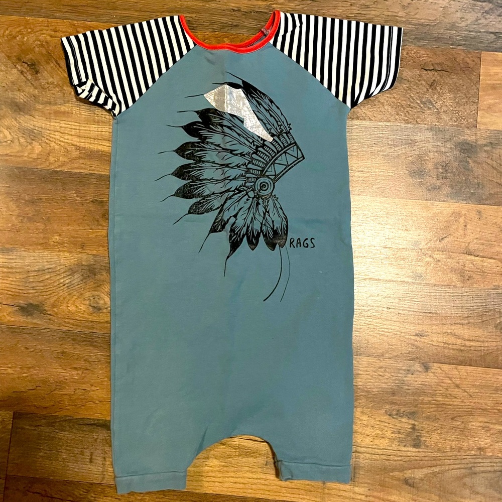 Rags to Raches Romper Size 3T 4T Good Condition